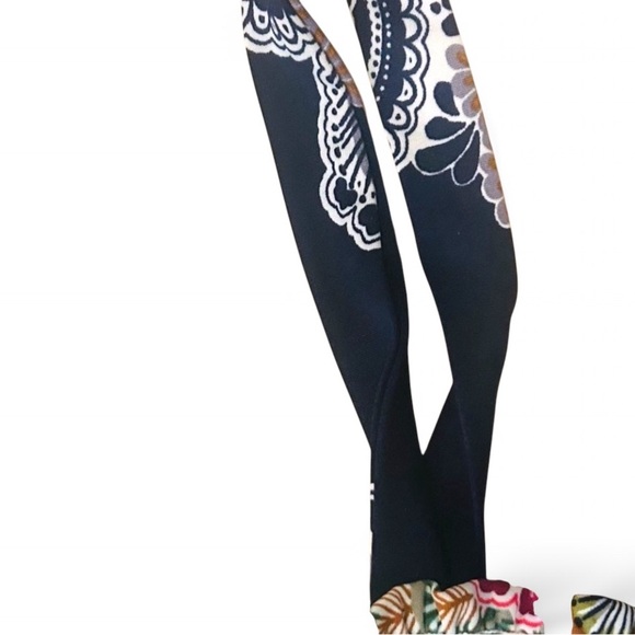 Sunny Leigh Paisley Print Green Button Strap Stretchy Boho Sundress - Size 1X - Picture 3 of 10